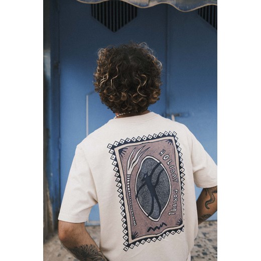 Holiday Portal Tee - Super Natural ze sklepu Surf Inc w kategorii T-shirty męskie - zdjęcie 187566783