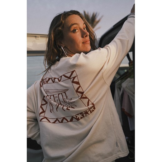 Red 3Suns LS - Super Natural ze sklepu Surf Inc w kategorii Bluzki damskie - zdjęcie 187566794