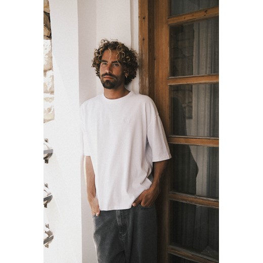 SRF Core Tee - Paper White ze sklepu Surf Inc w kategorii T-shirty męskie - zdjęcie 187566822