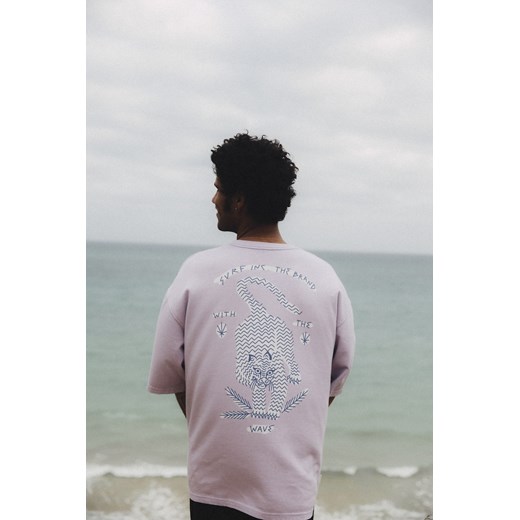 Wave Tiger Tee - Purple Haze ze sklepu Surf Inc w kategorii T-shirty męskie - zdjęcie 187567142
