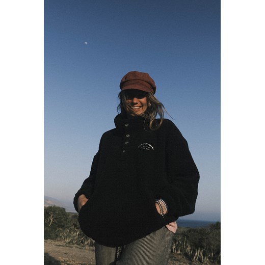 Fiddler Washed Cap - Burgundy ze sklepu Surf Inc w kategorii Czapki z daszkiem damskie - zdjęcie 187567184