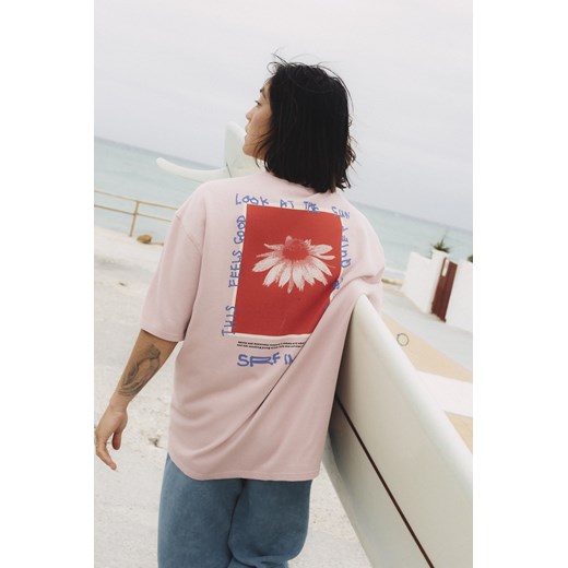 Tomato Soup Tee - Pink Kush ze sklepu Surf Inc w kategorii Bluzki damskie - zdjęcie 187567281