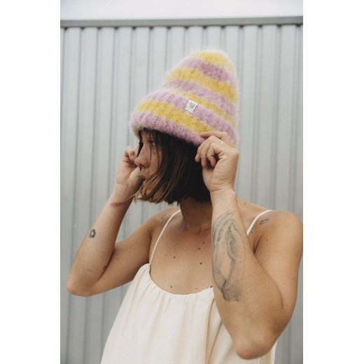 Flip Drip Beanie - Mellow Yellow & Purple Haze ze sklepu Surf Inc w kategorii Czapki zimowe damskie - zdjęcie 187567333
