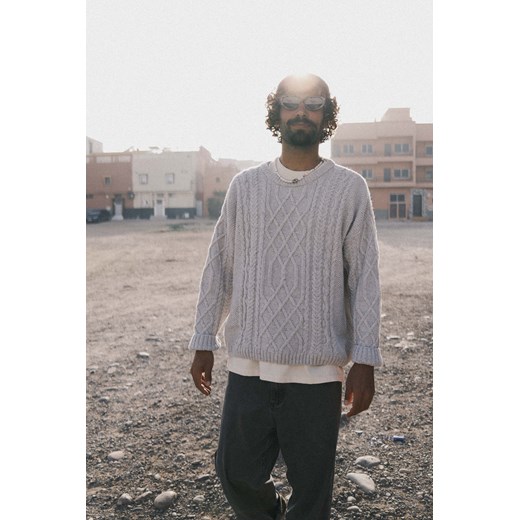 Ferrel Sweater - Light Grey ze sklepu Surf Inc w kategorii Swetry męskie - zdjęcie 187567561