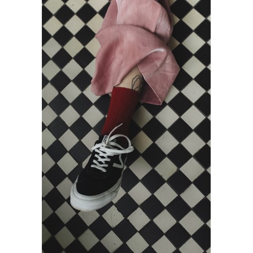 Just Pleasure Wool Socks - Formula Red ze sklepu Surf Inc w kategorii Skarpetki damskie - zdjęcie 187567710