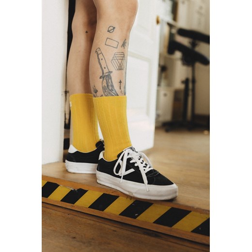 Just Pleasure Wool Socks - Lemon OG ze sklepu Surf Inc w kategorii Skarpetki damskie - zdjęcie 187567722