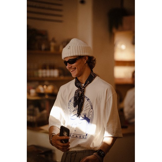 Cosmic Pleasure Box Tee - Vintage White ze sklepu Surf Inc w kategorii T-shirty męskie - zdjęcie 187567862