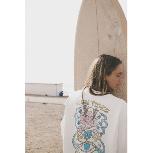 High Tides Sweat - Vintage White ze sklepu Surf Inc w kategorii Bluzy damskie - zdjęcie 187568004
