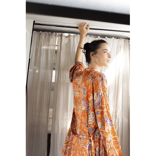 Floral Kimono - Orange Haze Surf Inc. One size Surf Inc