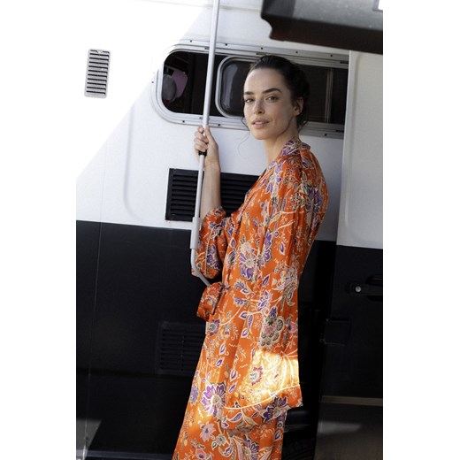 Floral Kimono - Orange Haze Surf Inc. One size Surf Inc