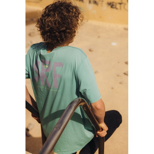 SRF Washed Tee - Poison Green ze sklepu Surf Inc w kategorii T-shirty męskie - zdjęcie 187568641