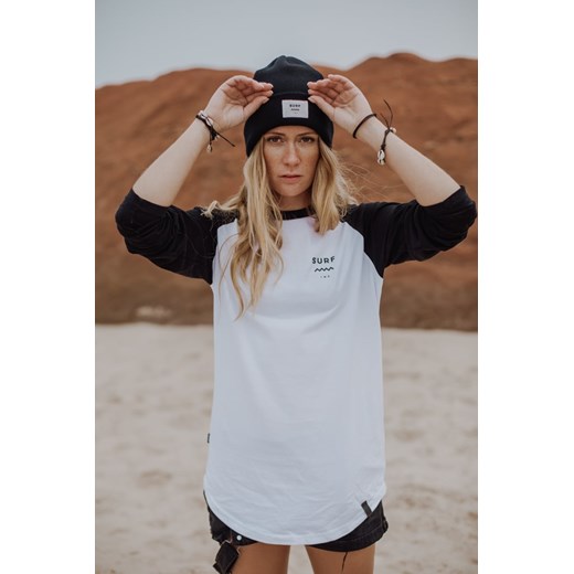 Boards LS - Black & White ze sklepu Surf Inc w kategorii Bluzki damskie - zdjęcie 187568950