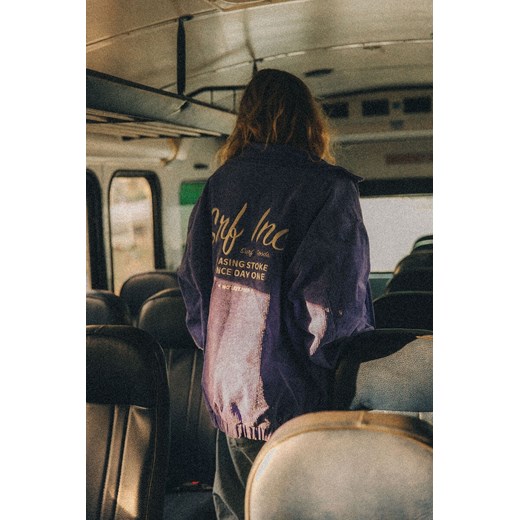 Cord Baseball Jacket - Very Peri ze sklepu Surf Inc w kategorii Kurtki damskie - zdjęcie 187569083