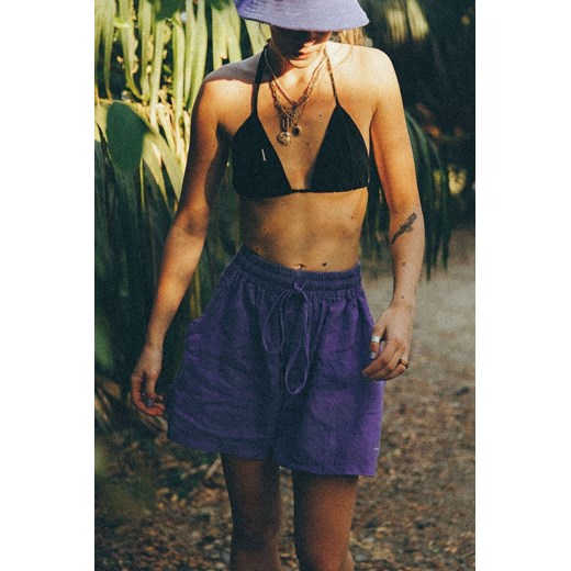 Very Peri Linen Shorts ze sklepu Surf Inc w kategorii Szorty - zdjęcie 187569101