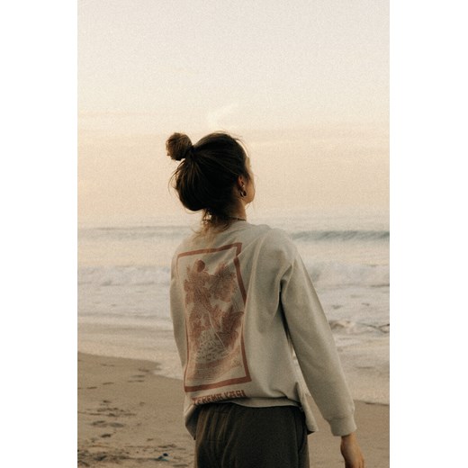 Rasp Terima Kasih LS - Dirty White ze sklepu Surf Inc w kategorii Bluzki damskie - zdjęcie 187569134