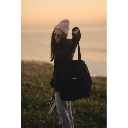 Organic Shopper Bag - Space Black ze sklepu Surf Inc w kategorii Torby letnie - zdjęcie 187569500