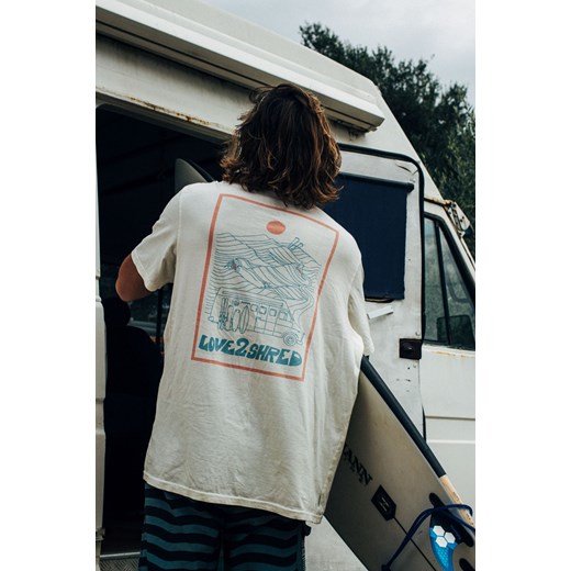 Love2Shred Tee - Vintage White Surf Inc. XL;L;XXL;XS;M;XXS;S Surf Inc