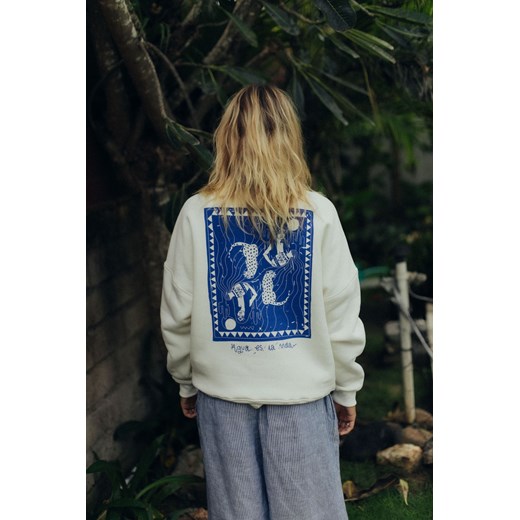 Aqua Sweat - Vintage White ze sklepu Surf Inc w kategorii Bluzy damskie - zdjęcie 187570093