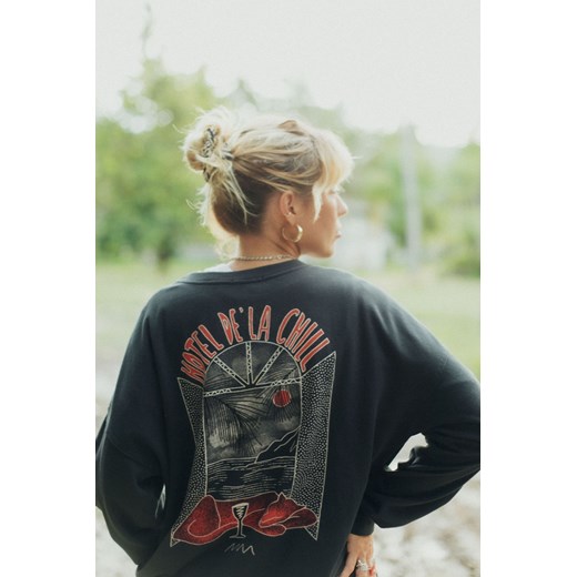 De'La Chill LS - Acid Black ze sklepu Surf Inc w kategorii Bluzki damskie - zdjęcie 187570163