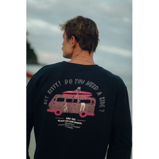 Kitty LS - Acid Black ze sklepu Surf Inc w kategorii T-shirty męskie - zdjęcie 187570460