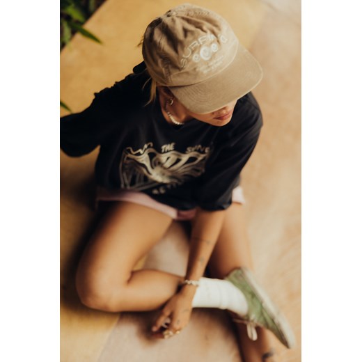 No Rules Cord Cap - Cookie ze sklepu Surf Inc w kategorii Czapki z daszkiem damskie - zdjęcie 187570742