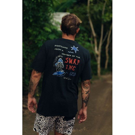 Shrooms Member Tee - Acid Black ze sklepu Surf Inc w kategorii T-shirty męskie - zdjęcie 187570912