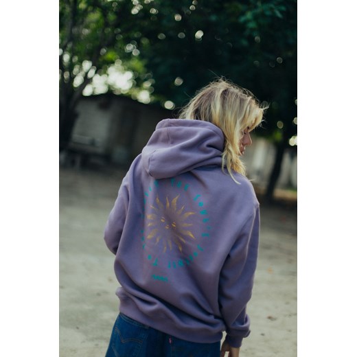 Soul Hoodie - Deep Purple ze sklepu Surf Inc w kategorii Bluzy damskie - zdjęcie 187570933