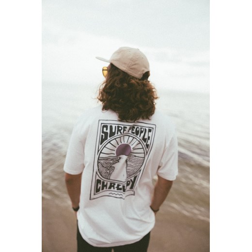 Surf People Tee - Vintage White ze sklepu Surf Inc w kategorii T-shirty męskie - zdjęcie 187571162