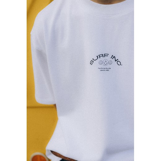 No Rules Tee - Paper White ze sklepu Surf Inc w kategorii T-shirty męskie - zdjęcie 187571664