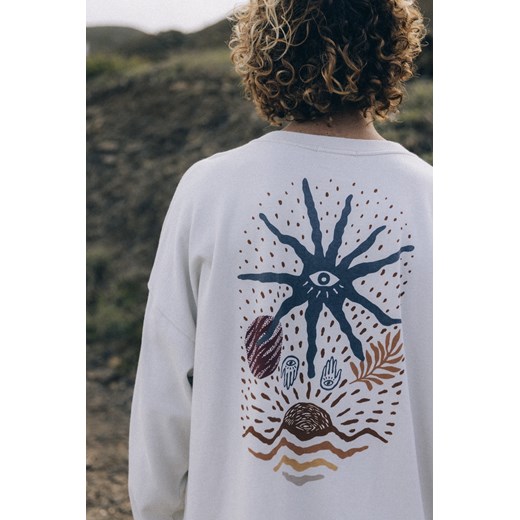 Starfish LS - Dirty White ze sklepu Surf Inc w kategorii T-shirty męskie - zdjęcie 187571892