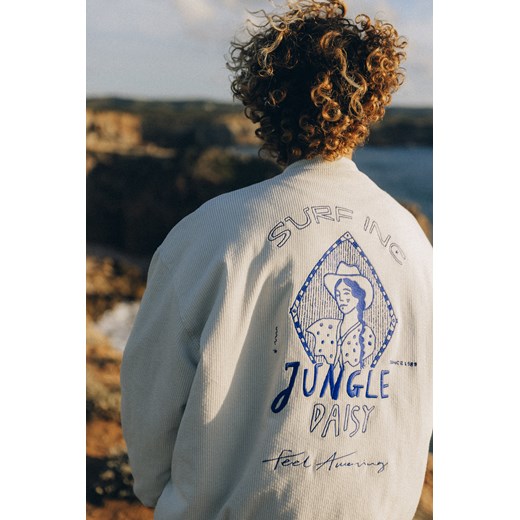 Cowboy Jacket - Vintage White ze sklepu Surf Inc w kategorii Kurtki męskie - zdjęcie 187571944