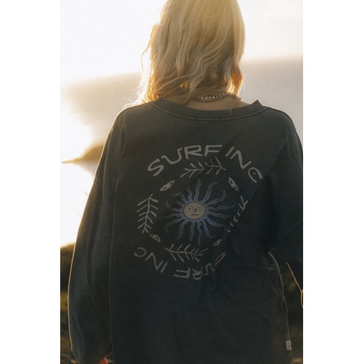 Moody Sun LS - Stone Grey ze sklepu Surf Inc w kategorii Bluzki damskie - zdjęcie 187572020