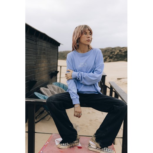 Jungle Mermaids LS - Denim Blue ze sklepu Surf Inc w kategorii Bluzki damskie - zdjęcie 187572051