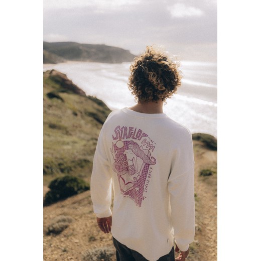 Only For Flippers LS - Vintage White ze sklepu Surf Inc w kategorii T-shirty męskie - zdjęcie 187572062