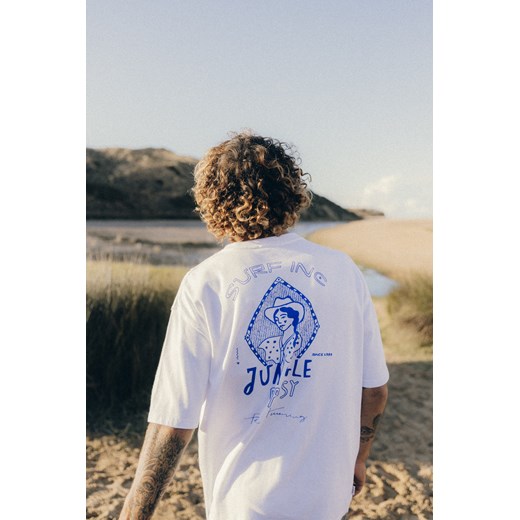 Cowboy Feel Tee - Paper White ze sklepu Surf Inc w kategorii T-shirty męskie - zdjęcie 187572130