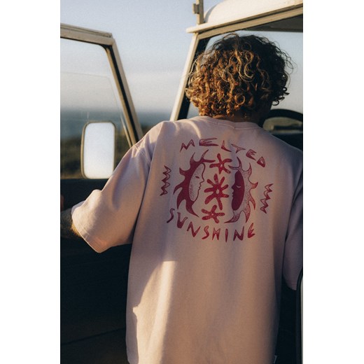 Flower Shine Tee - Pink Kush ze sklepu Surf Inc w kategorii T-shirty męskie - zdjęcie 187572141