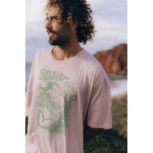 Flippers Tee - Pink Kush ze sklepu Surf Inc w kategorii T-shirty męskie - zdjęcie 187572153