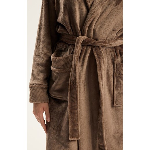 Esotiq szlafrok damski brązowy Cessena 43938-84X, Kolor brązowy, Rozmiar L/XL, Esotiq L/XL wyprzedaż Primodo