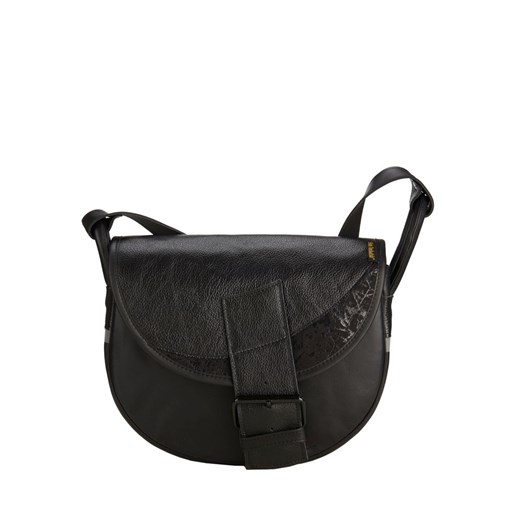 czarna damska torebka skórzana listonoszka  na ramię Freshman Mini ze sklepu Słoń Torbalski w kategorii Listonoszki - zdjęcie 187574680