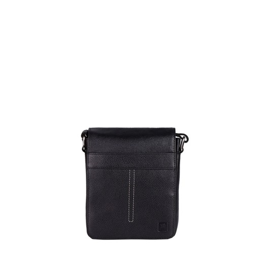 Czarna torebka męska skórzana  LUZ ze sklepu Słoń Torbalski w kategorii Torby męskie - zdjęcie 187574692