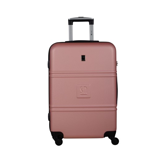 różowa walizka średnia  Art Class Collection 64 cm ze sklepu Słoń Torbalski w kategorii Walizki - zdjęcie 187574701