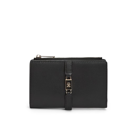 Tommy Hilfiger Portfel damski Kobiety Sztuczna skóra czarny jednolity ze sklepu vangraaf w kategorii Portfele damskie - zdjęcie 187574754