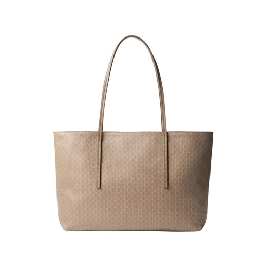 Calvin Klein Damski shopper Kobiety Sztuczna skóra taupe wzorzysty ze sklepu vangraaf w kategorii Torby Shopper bag - zdjęcie 187574771