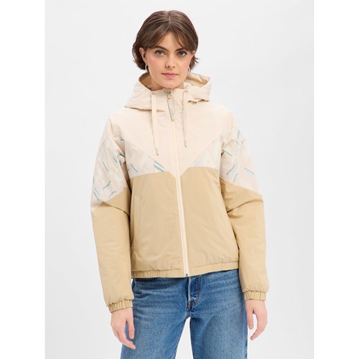 Ragwear Damska kurtka funkcjonalna - Rochele Warm Kobiety kitt wzorzysty ze sklepu vangraaf w kategorii Kurtki damskie - zdjęcie 187574780