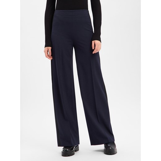 Drykorn Damskie spodnie materiałowe - Before Kobiety Sztuczne włókno granatowy jednolity ze sklepu vangraaf w kategorii Spodnie damskie - zdjęcie 187574793