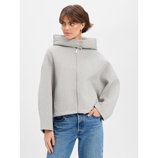 Opus Damska kurtka wełniana - Hikona Kobiety jasny szary marmurkowy Opus S vangraaf