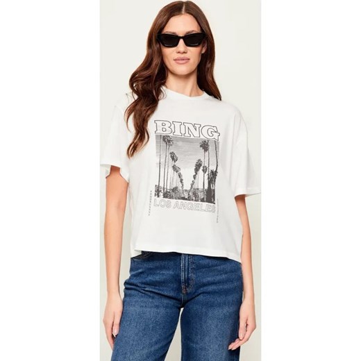 Anine Bing T-shirt LOUIS TEE BING TOUR | Relaxed fit ze sklepu Gomez Fashion Store w kategorii Bluzki damskie - zdjęcie 187575111