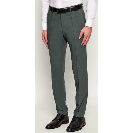 BOSS BLACK Spodnie H-Genius-253 | Slim Fit | z dodatkiem wełny ze sklepu Gomez Fashion Store w kategorii Spodnie męskie - zdjęcie 187575752