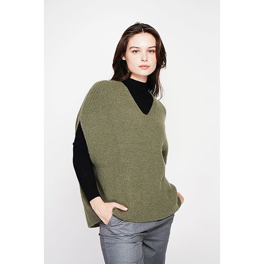 C&amp; Jo Sweter w kolorze khaki ze sklepu Limango Polska w kategorii Swetry damskie - zdjęcie 187578080