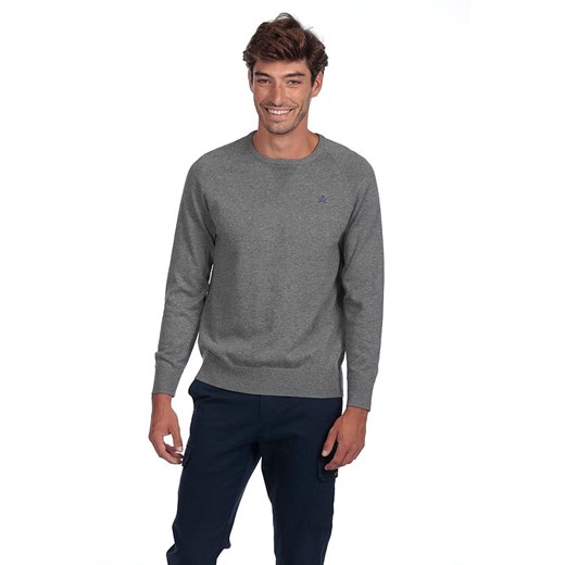 The Time of Bocha Sweter &quot;Corner&quot; w kolorze szarym ze sklepu Limango Polska w kategorii Swetry męskie - zdjęcie 187578164